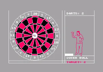 On The Oche (UK) (1984) screen shot game playing